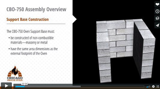 VIDEOS: Outdoor Pizza Oven DIY Kit Assembly Animation - Chicago Brick Oven
