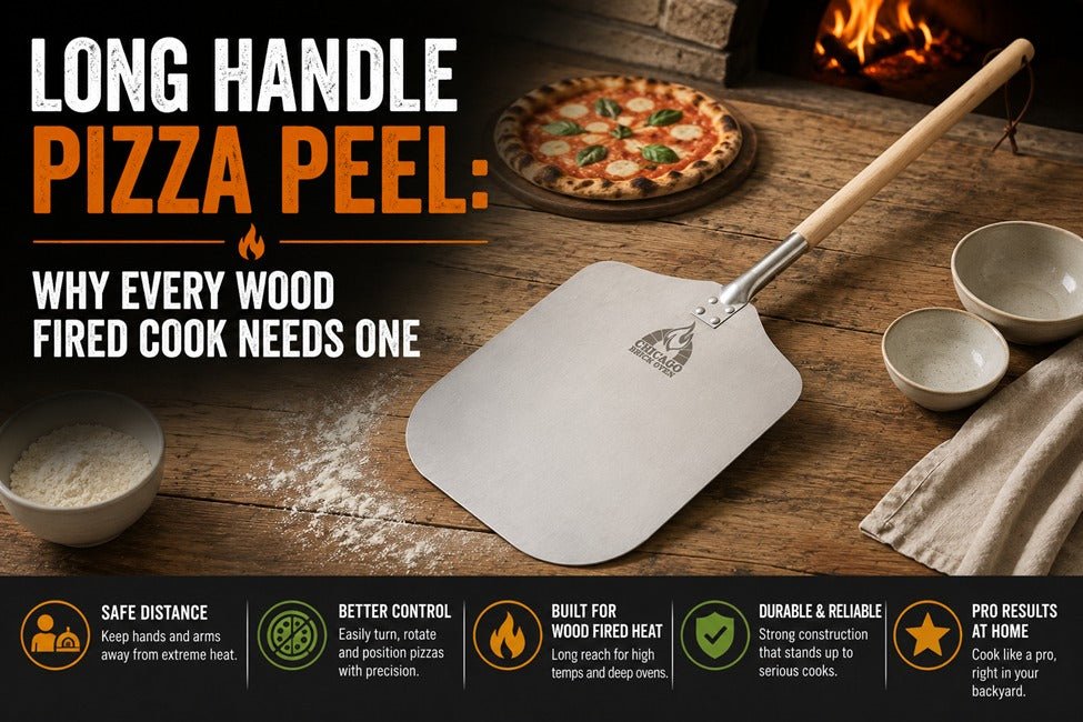Long Handle Pizza Peel: Why Every Wood Fired Cook Needs One - Chicago Brick Oven