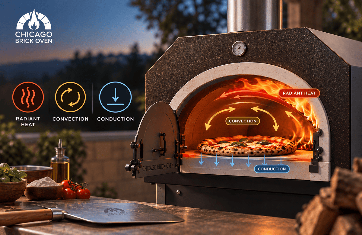 Radiant Heat, Convection & Conduction: How the FlameRoll™ Design Cooks Your Pizza - Chicago Brick Oven