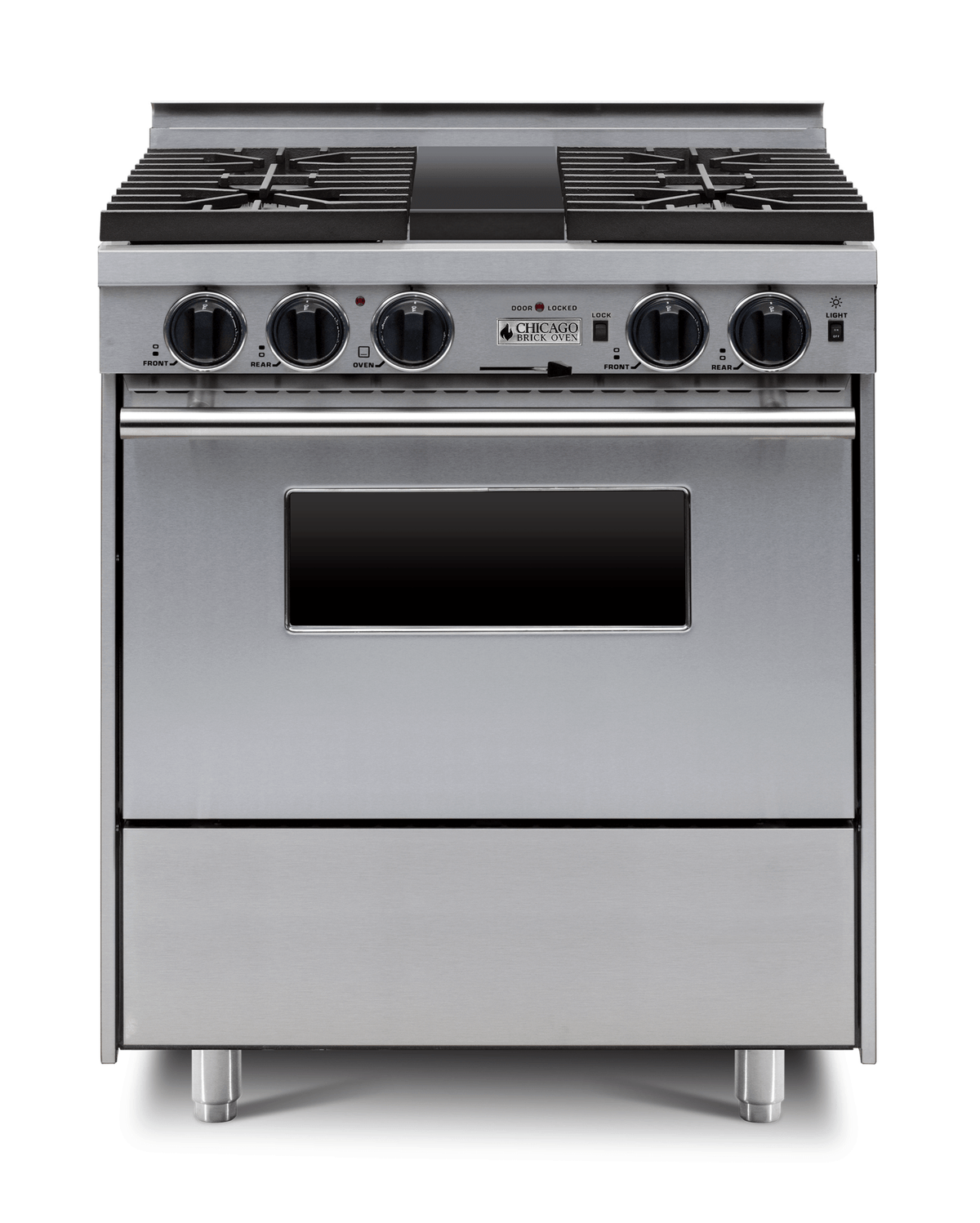 30” Dual-Fuel Self-Cleaning Convection Range - Sealed Burners