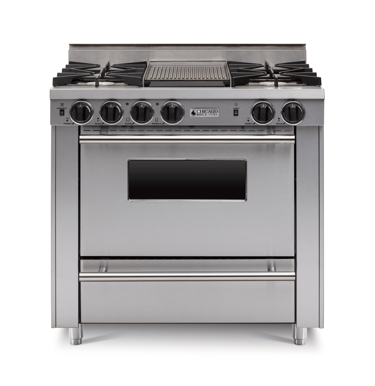 36” LP All-Gas Range - Open Burner Range