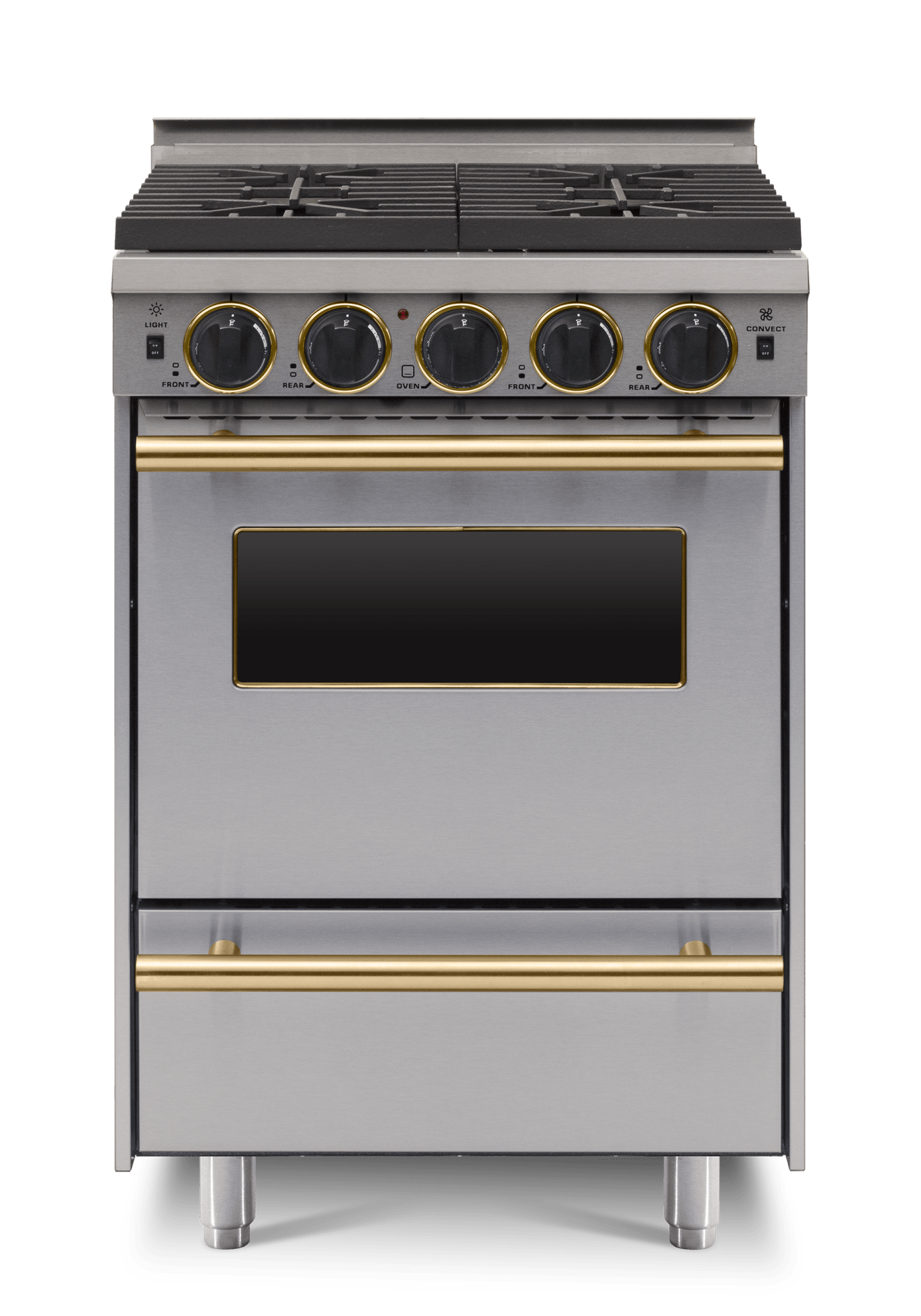 24” All-Gas Convection Range - Open Burners