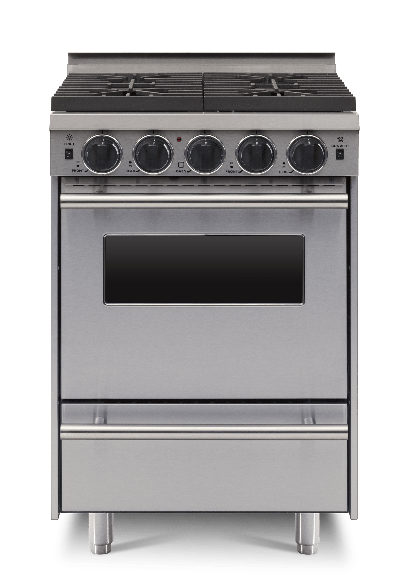 24” All-Gas Convection Range - Open Burners