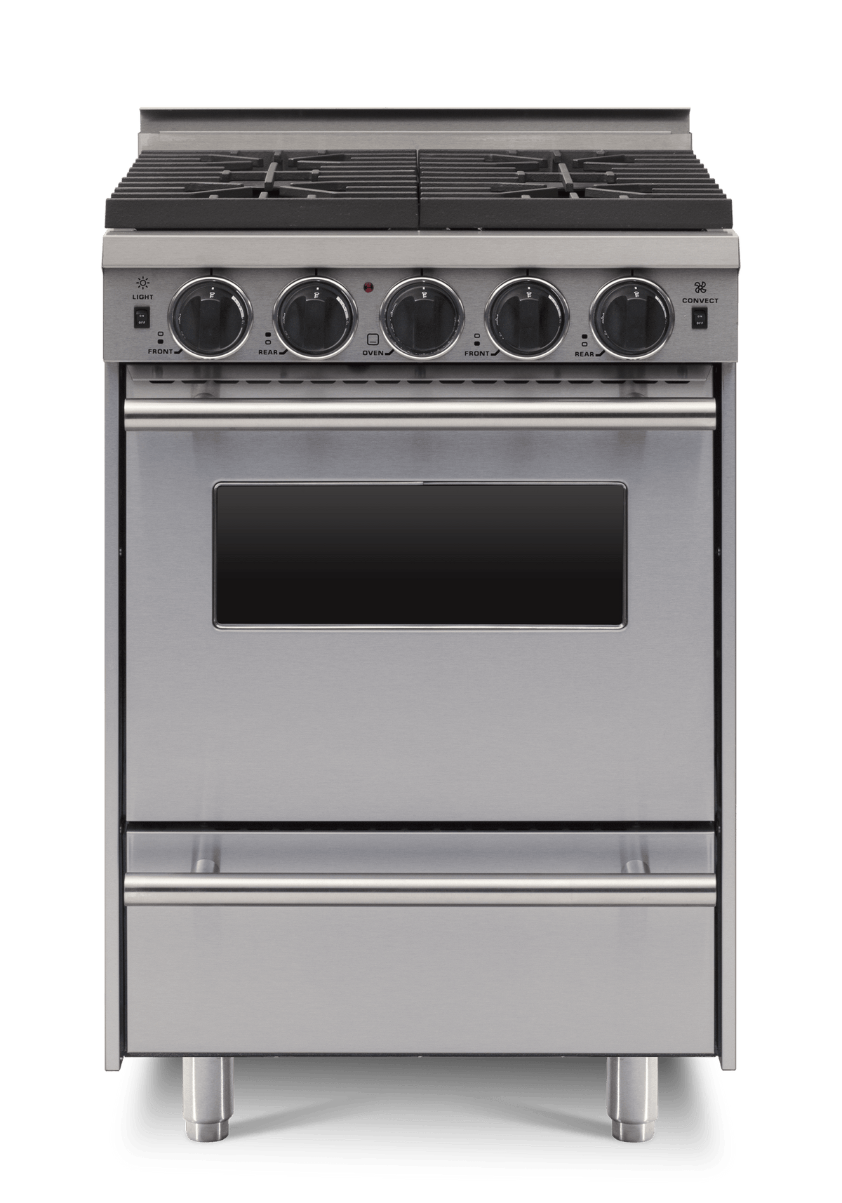 24” All-Gas Convection Range - Open Burners