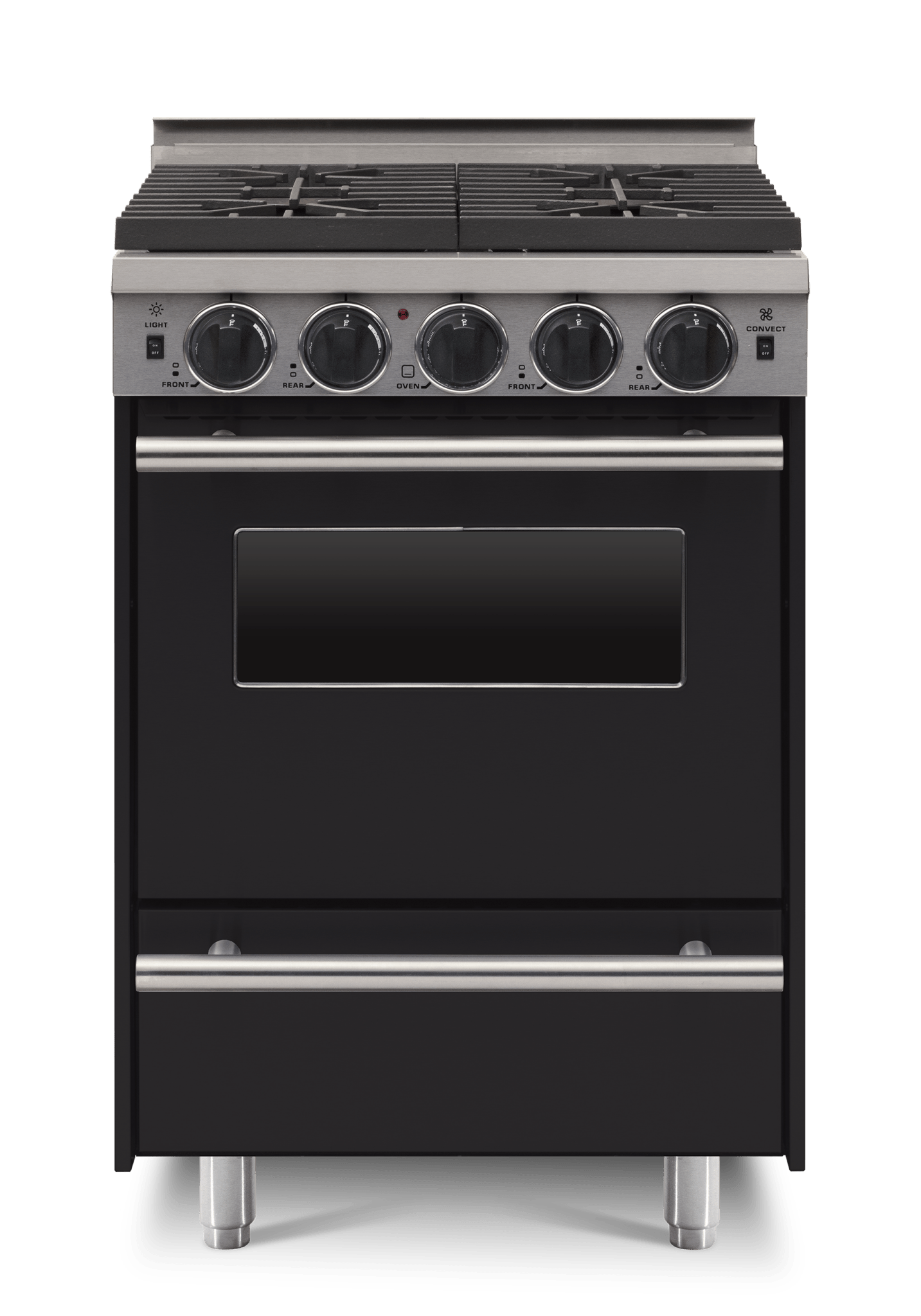 24” All-Gas Convection Range - Open Burners