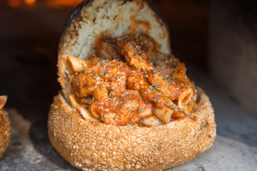 RECIPE: Pasta Stuffed Bread Bowls