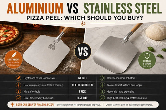 Aluminium vs Stainless Steel Pizza Peel: Which Should You Buy? - Chicago Brick Oven