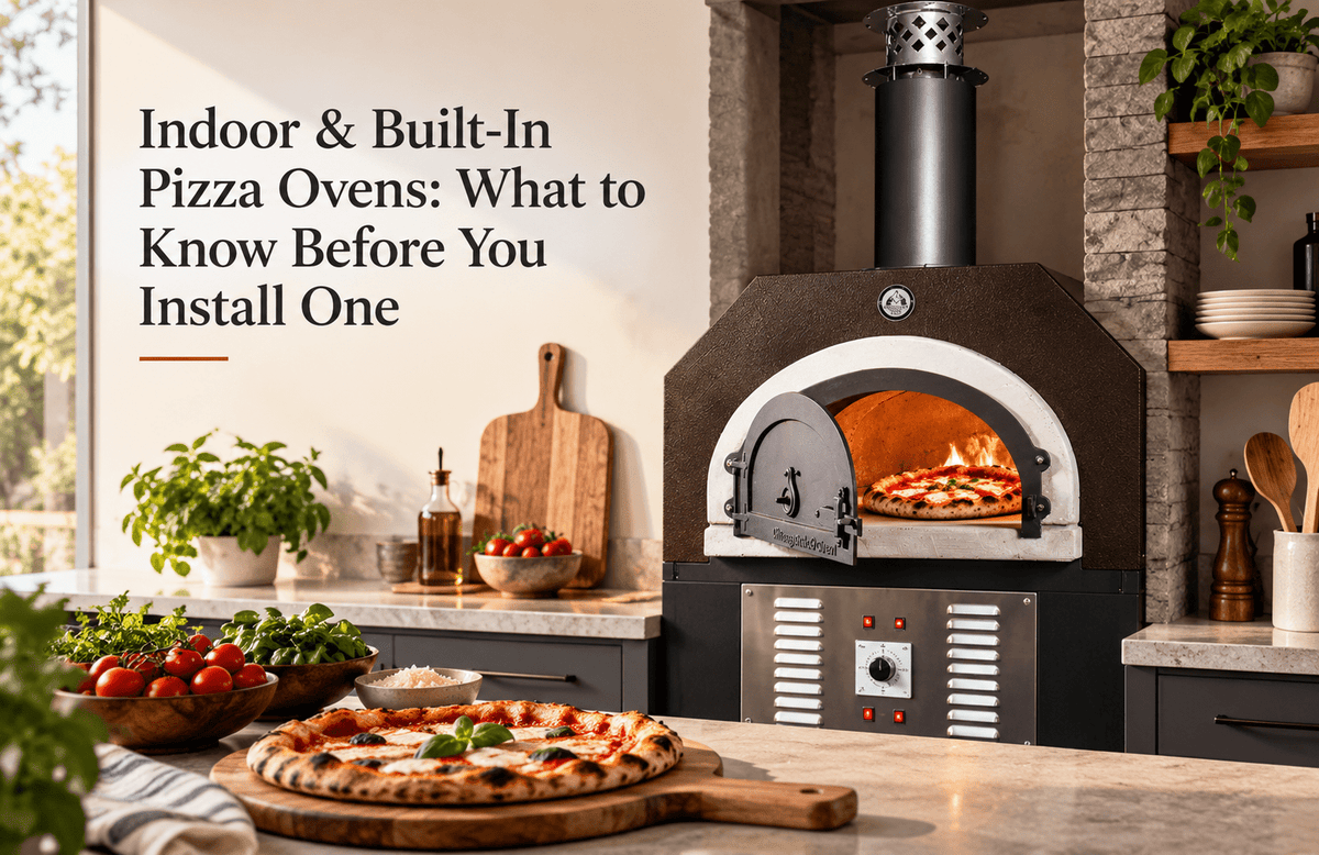 Indoor & Built-In Pizza Ovens: What to Know Before You Install One - Chicago Brick Oven