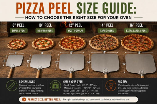 Pizza Peel Size Guide: How to Choose the Right Size for Your Oven - Chicago Brick Oven