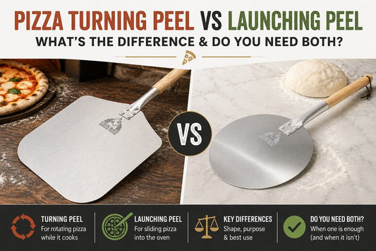 Pizza Turning Peel vs Launching Peel: What's the Difference & Do You Need Both? - Chicago Brick Oven