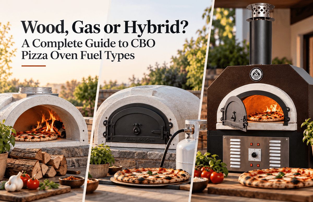 Wood, Gas or Hybrid? A Complete Guide to CBO Pizza Oven Fuel Types - Chicago Brick Oven
