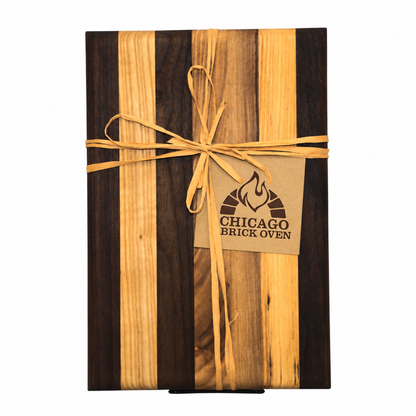 Redeemed medium cutting board with CBO packaging mockup