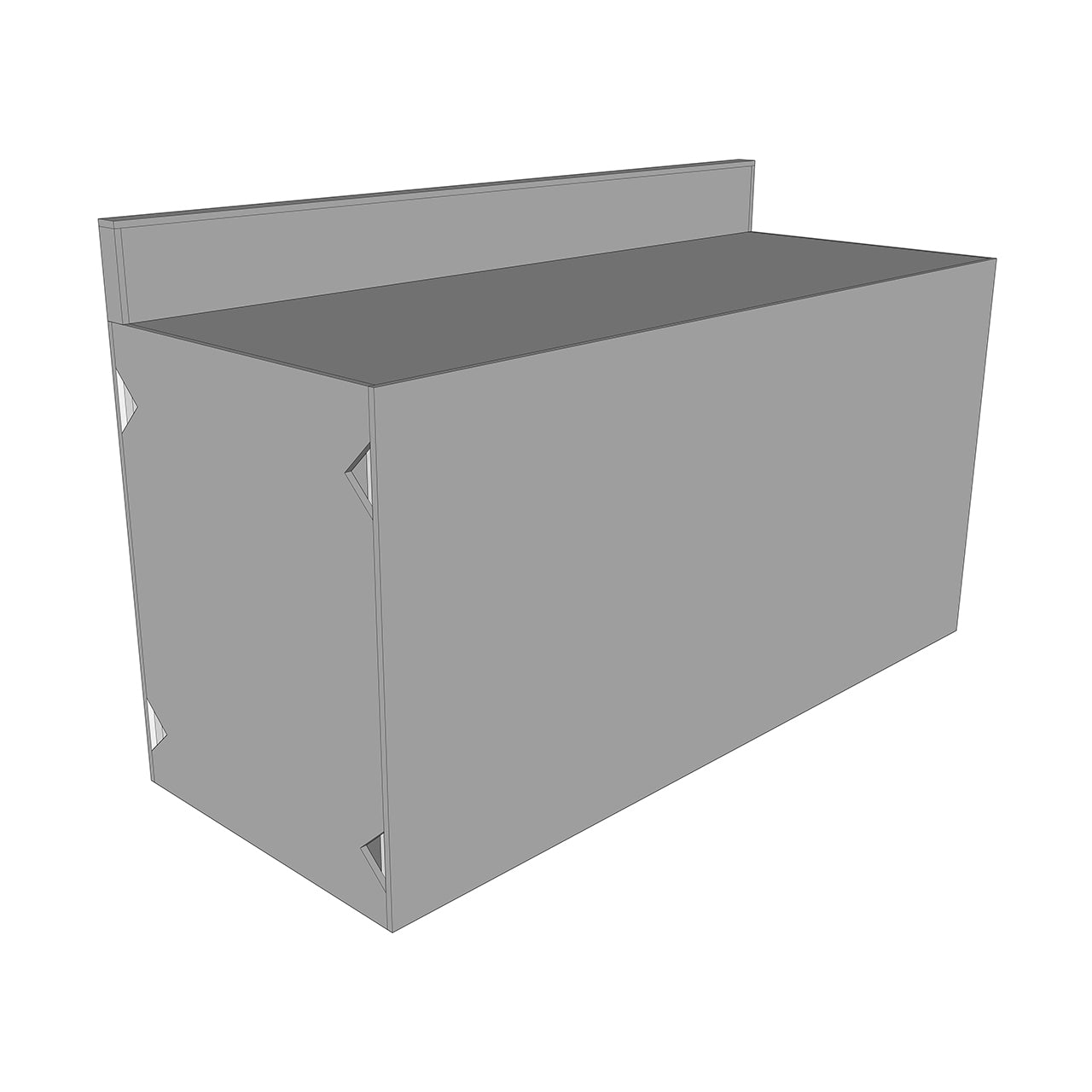 REFRIGERATION CABINET COMBO for Outdoor Kitchen | Width: 72" | Height: 36”(STD) or 31”(ADA) | Depth: 29” | Bar and Backsplash Options | Ready to Assemble and Finish