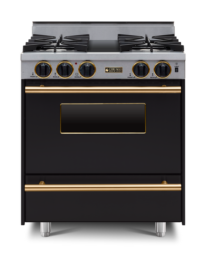 30” All-Gas Range - Open Burners