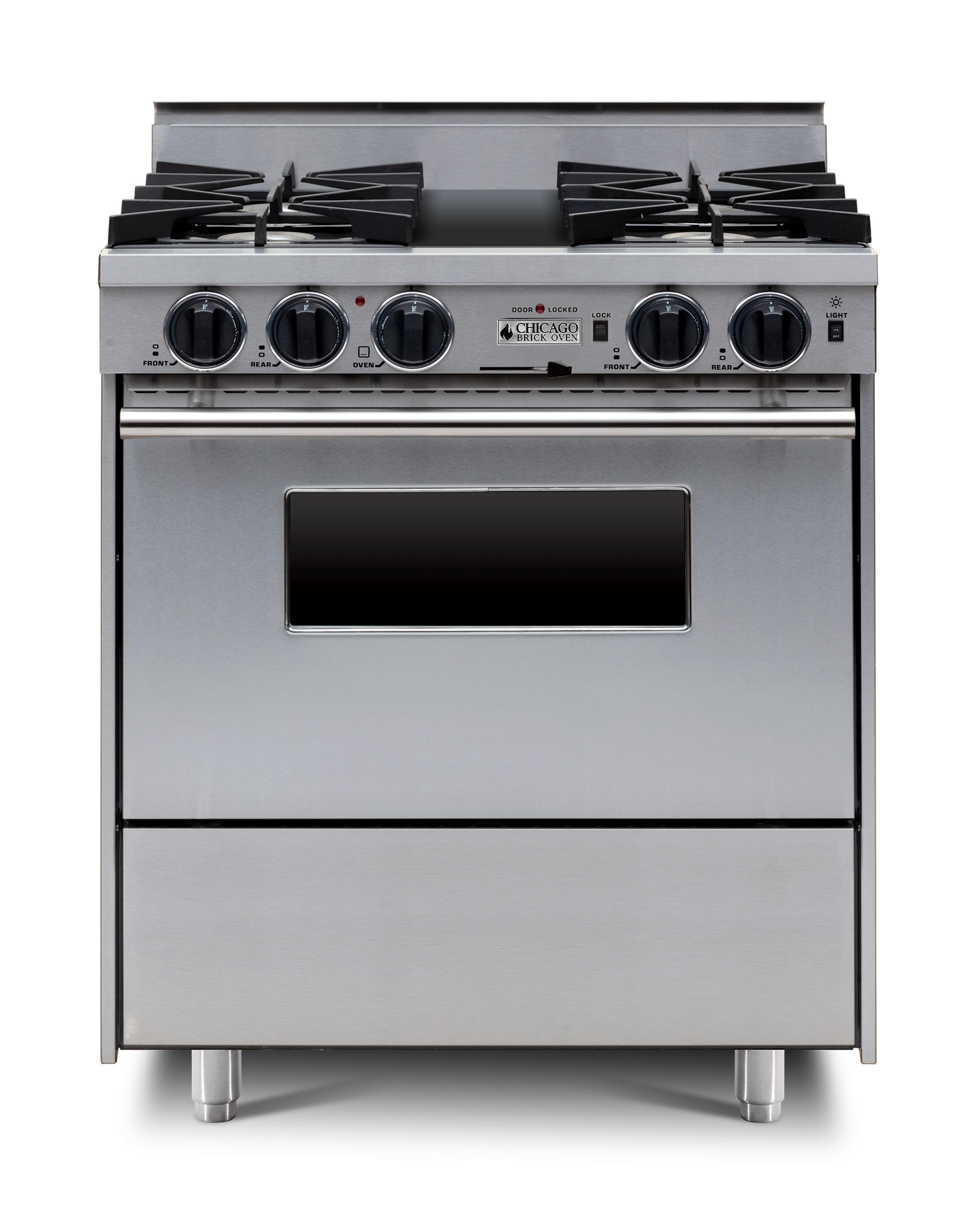 30” Dual-Fuel Self-Cleaning Convection Range - Open Burners