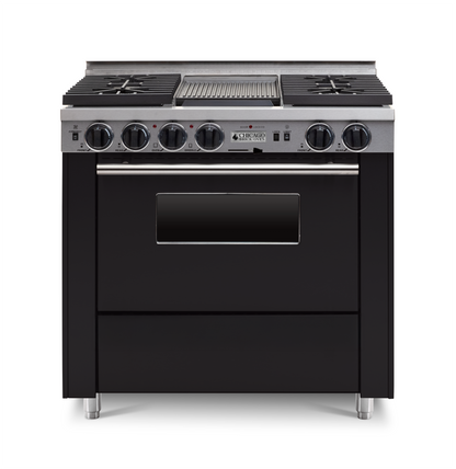 36” Dual-Fuel Self-Cleaning Convection Range - Sealed Burners