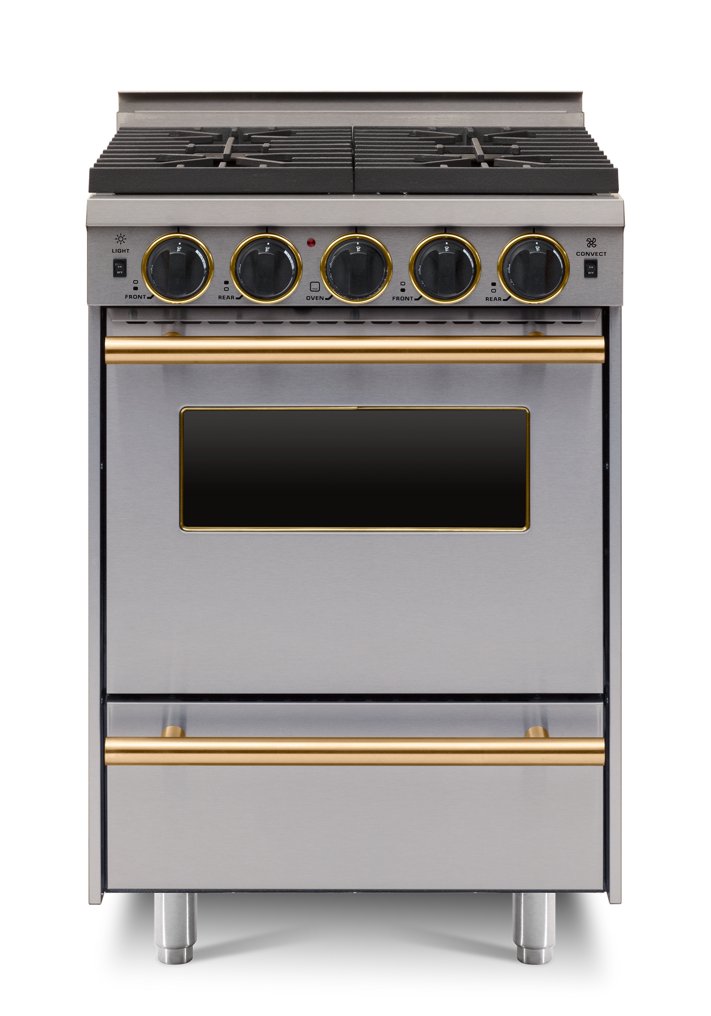 24” All-Gas Convection Range - Open Burners