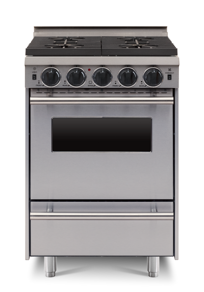 24” All-Gas Convection Range - Open Burners