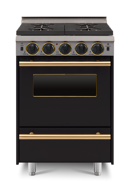 24” All-Gas Convection Range - Open Burners