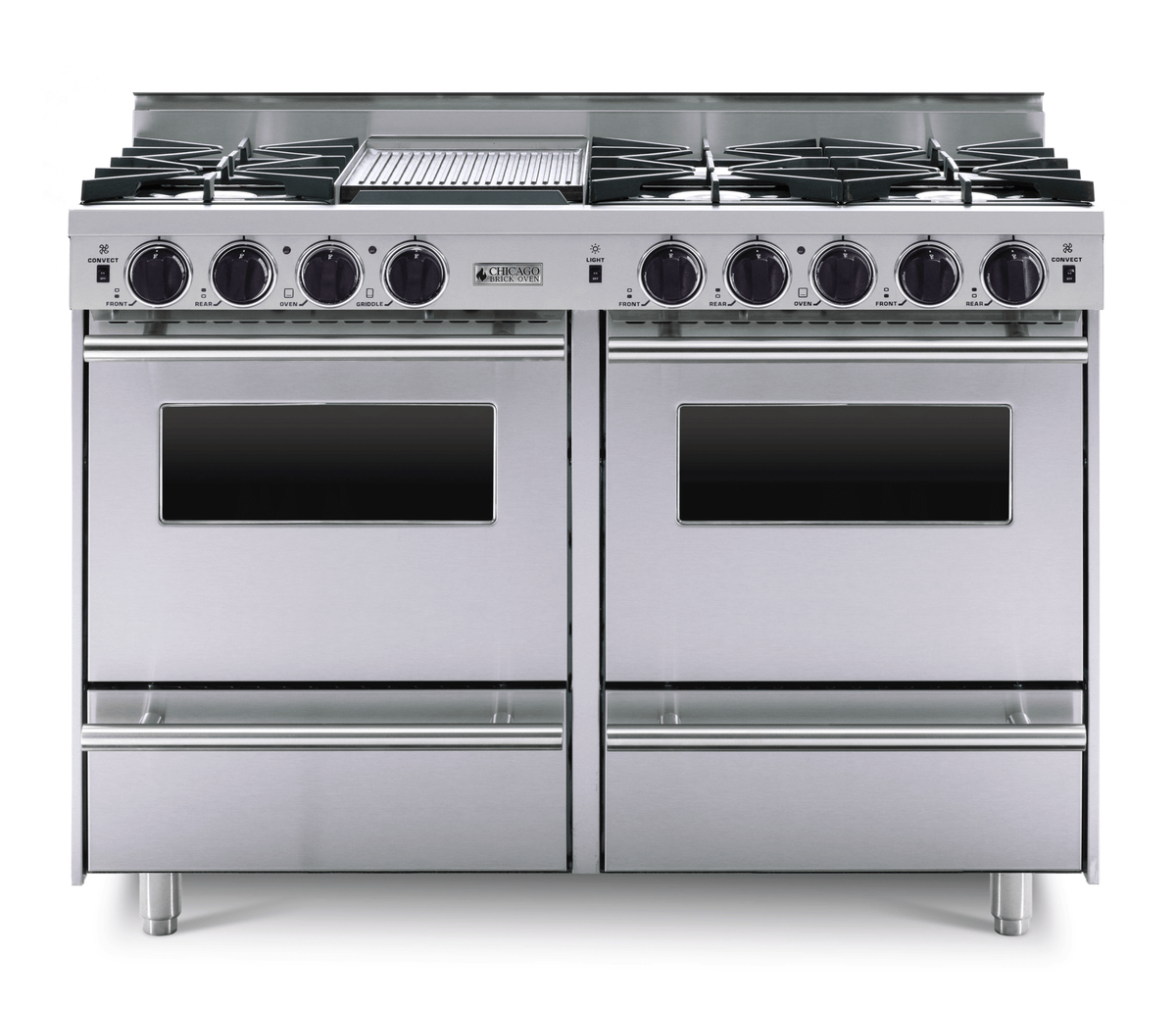 48″ All-Gas Range — Stainless Steel / Regular