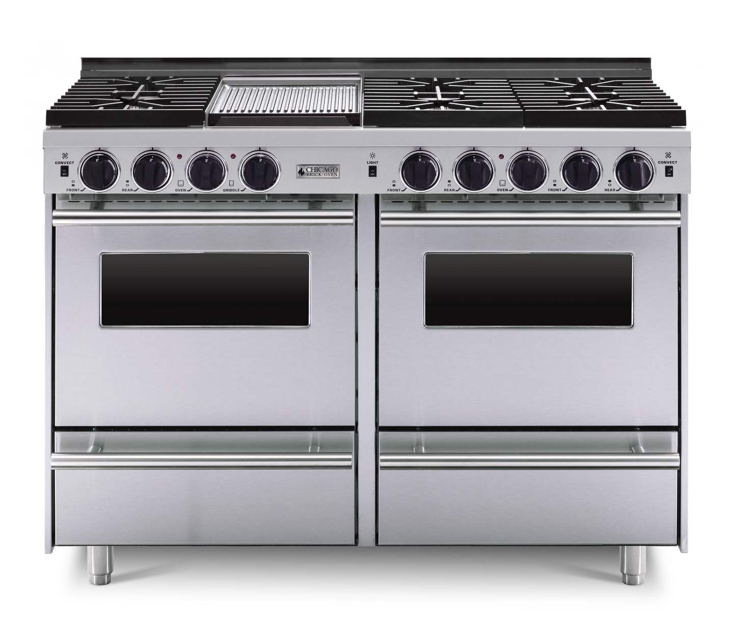 48" All-Gas Convection Range - Sealed Burners