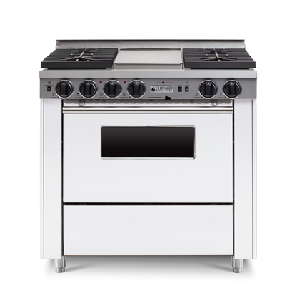 36” Dual-Fuel Self-Cleaning Convection Range - Sealed Burners