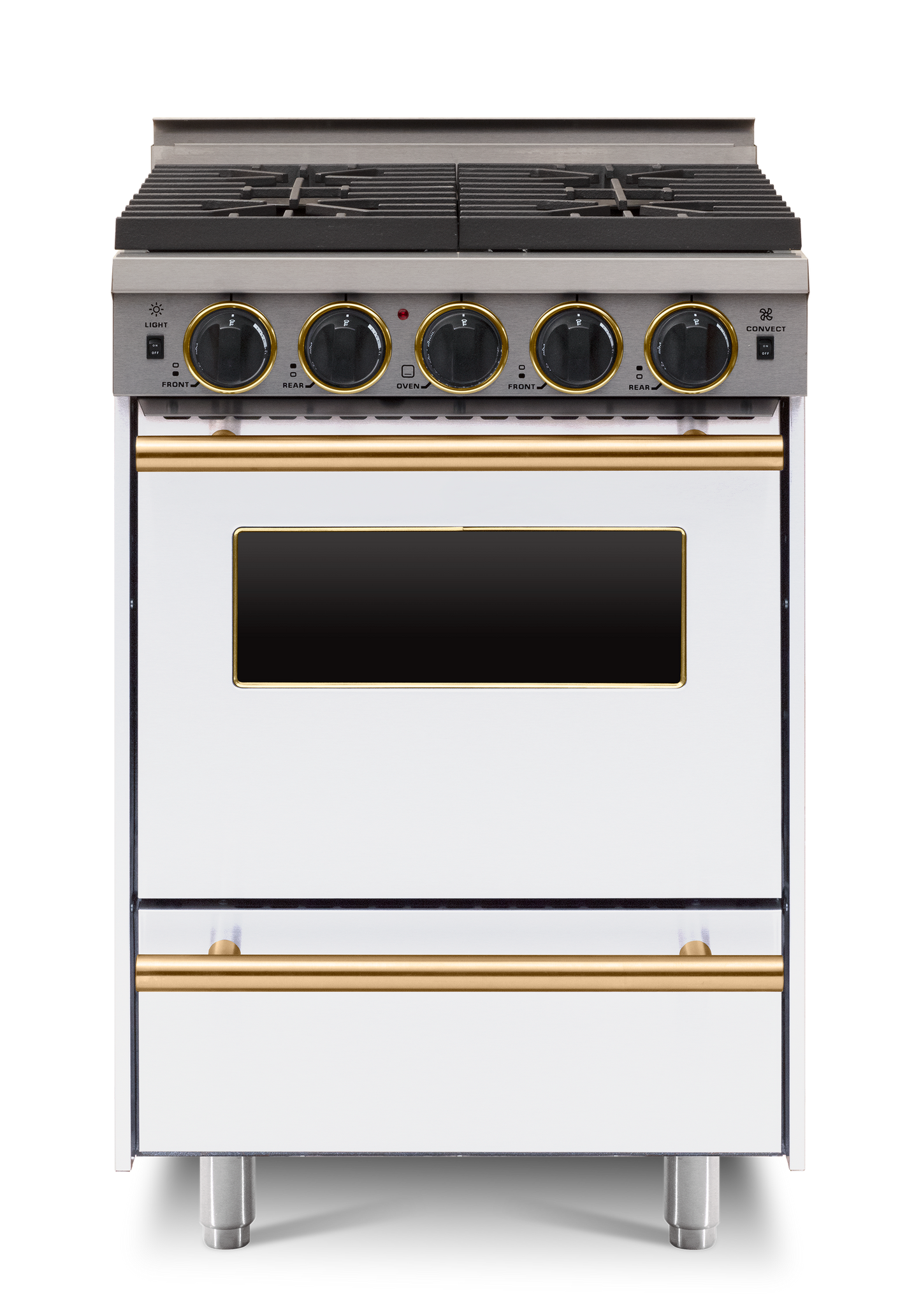 24” LP All-Gas Convection Range - Open Burners