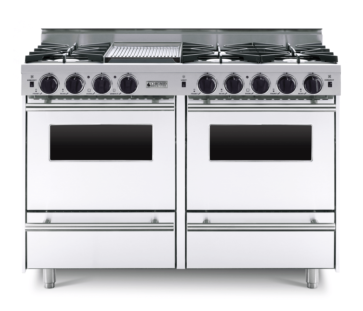 48″ All-Gas Range — White / Regular