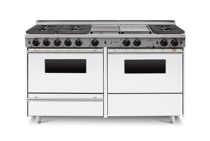 60" True Dual-Fuel Self-Cleaning Convection Range - Sealed Burners