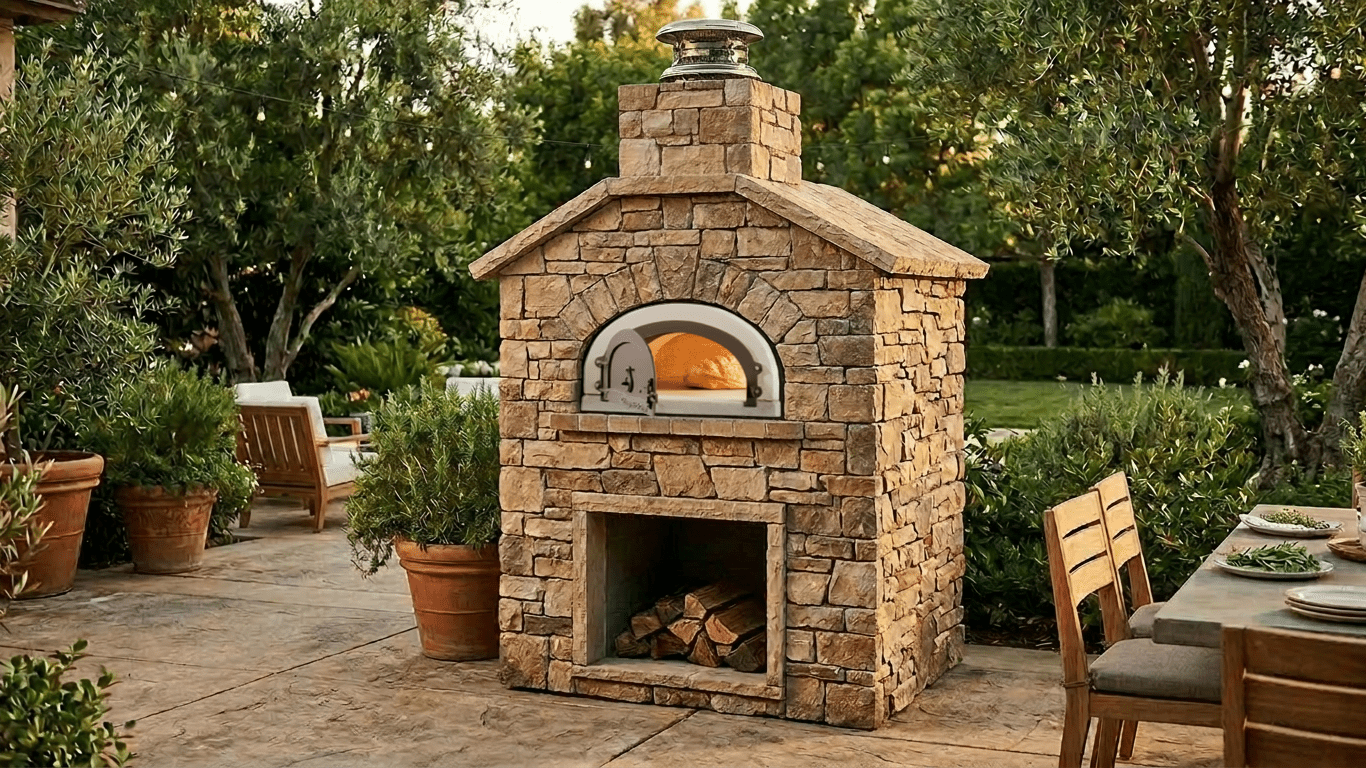CBO 500 Oven and Ready to Finish Enclosure Bundle 42" with by Chicago Brick Oven