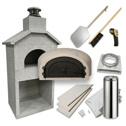 CBO 750 Oven and Ready to Finish Enclosure Bundle 42" with by Chicago Brick Oven