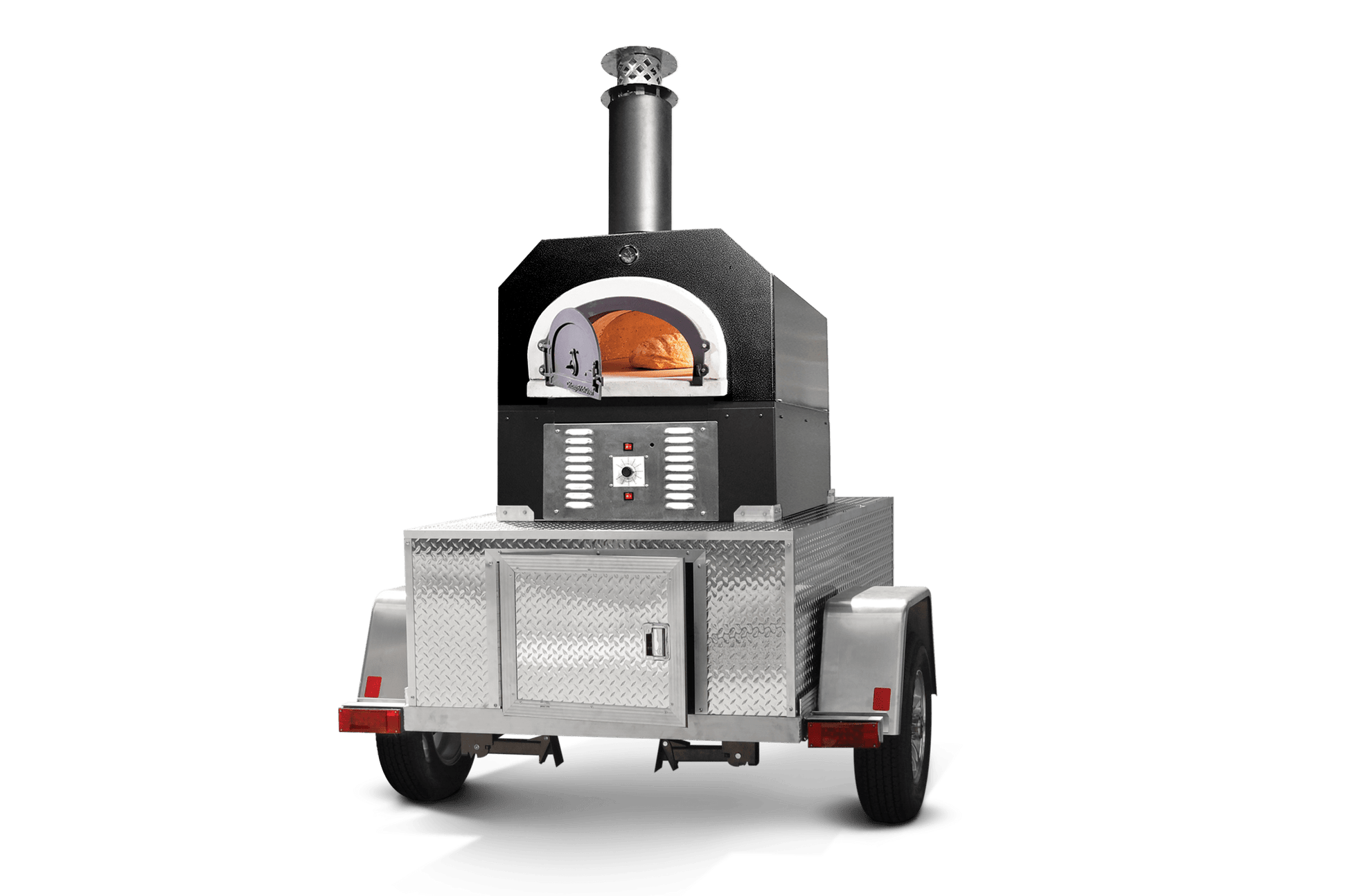 CBO 750 Tailgater | Wood Fired Pizza Oven Trailer | 38" X 28" cooking surface | 2 - 3 - 10" pizzas at a time | 50 - 60 pizzas an hour - Chicago Brick Oven