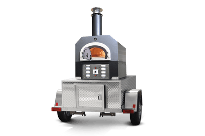 CBO 750 Tailgater | Wood Fired Pizza Oven Trailer | 38" X 28" cooking surface | 2 - 3 - 10" pizzas at a time | 50 - 60 pizzas an hour - Chicago Brick Oven
