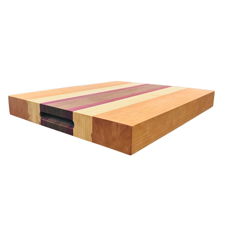Four-wood butcher block, original design view