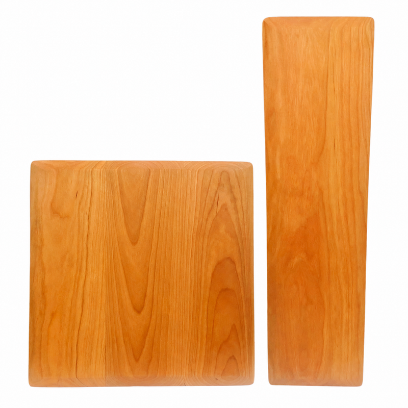 Cherry Fenway and Vermonter board set — supplier branding digitally removed from original photo