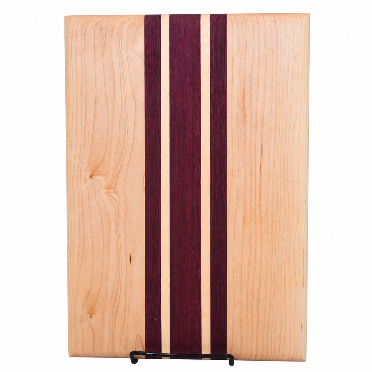 Nantucket multi-wood cutting board — supplier branding digitally removed from original photo