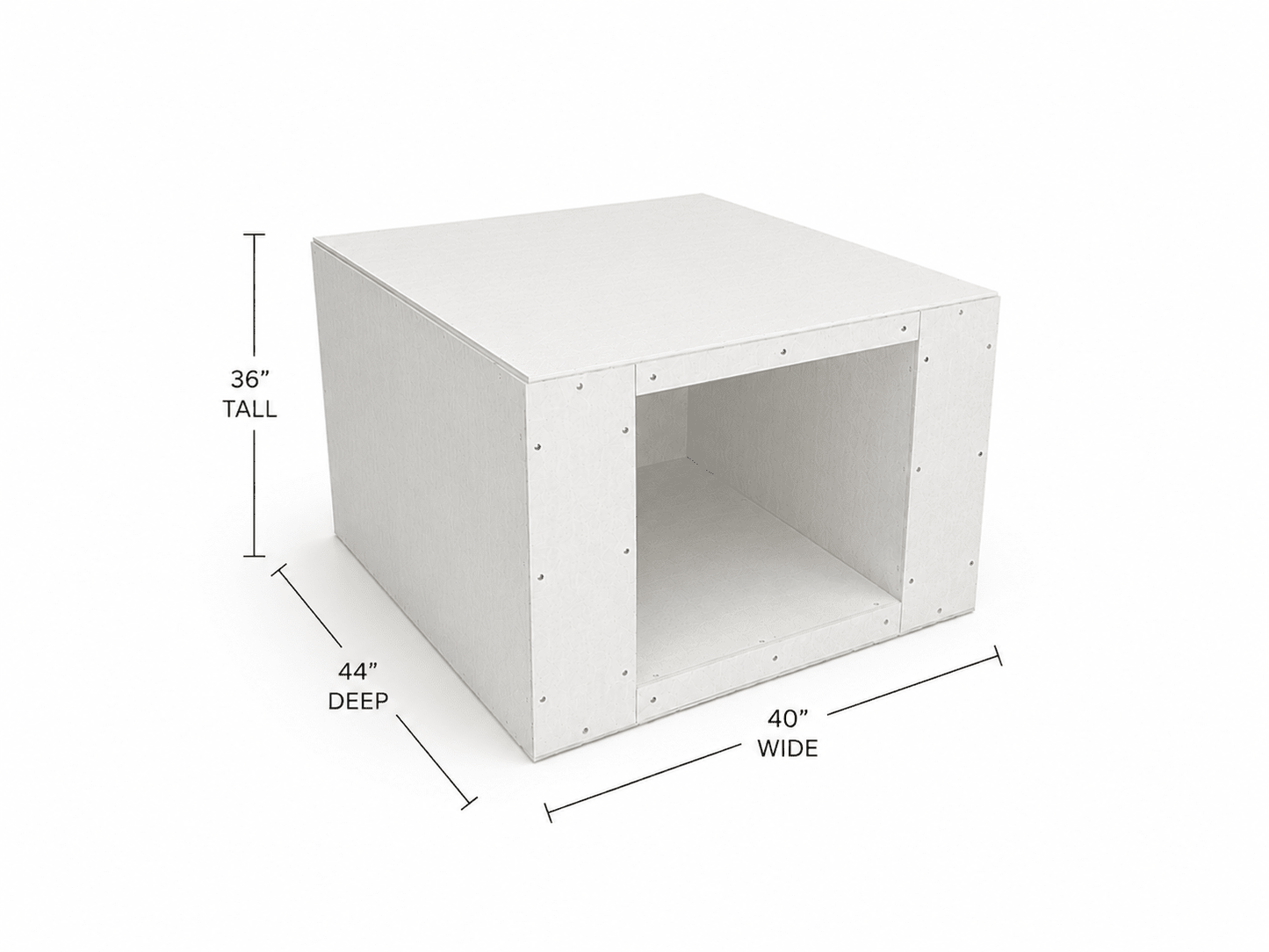 Chicago Brick Oven - Ready To Finish Base Cabinet (Pedestal) 36" with RTF Available by Chicago Brick Oven