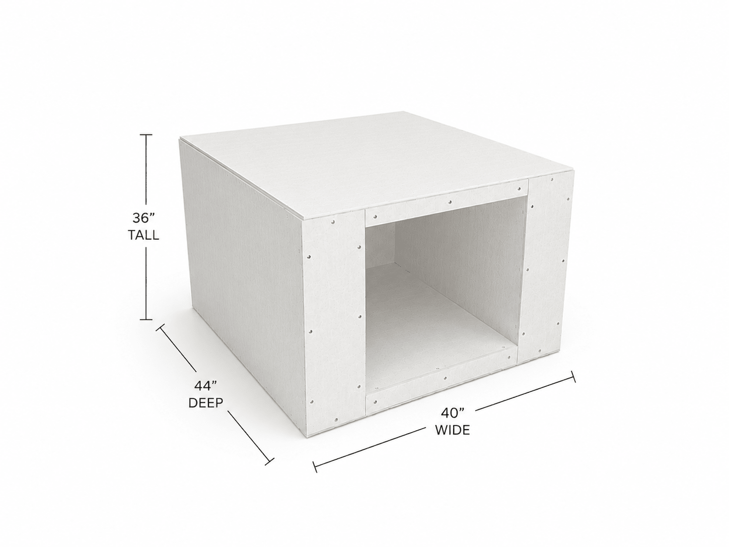 Chicago Brick Oven - Ready To Finish Base Cabinet (Pedestal) 36" with RTF Available by Chicago Brick Oven