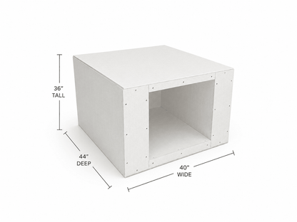 Chicago Brick Oven - Ready To Finish Base Cabinet (Pedestal) 36" with RTF Available by Chicago Brick Oven
