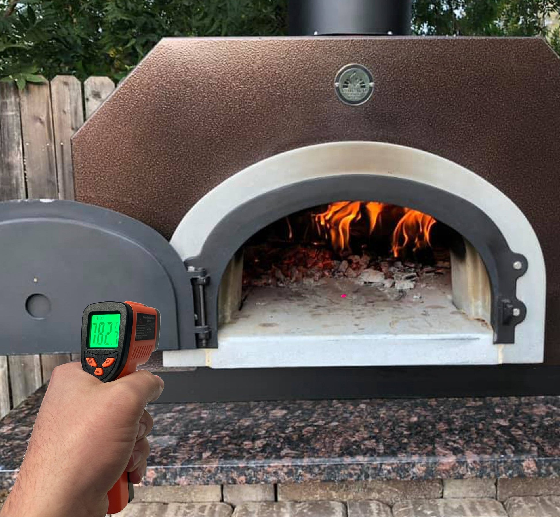 Infrared Thermometer Gun for Pizza Oven, Grill, Meat, Griddle, HVAC, Engine | - 58°F to 1022°F Range - Chicago Brick Oven