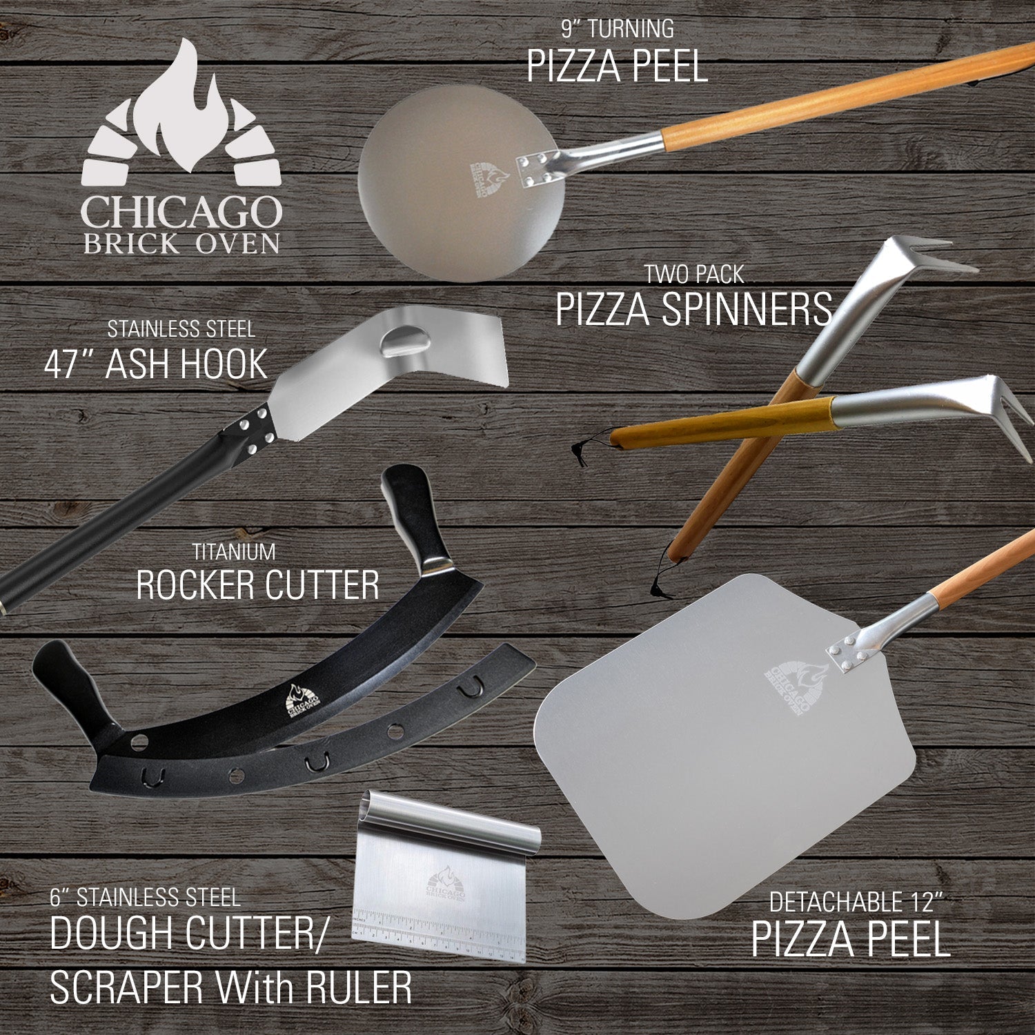 The Enthusiast Accessories Bundle with by Chicago Brick Oven