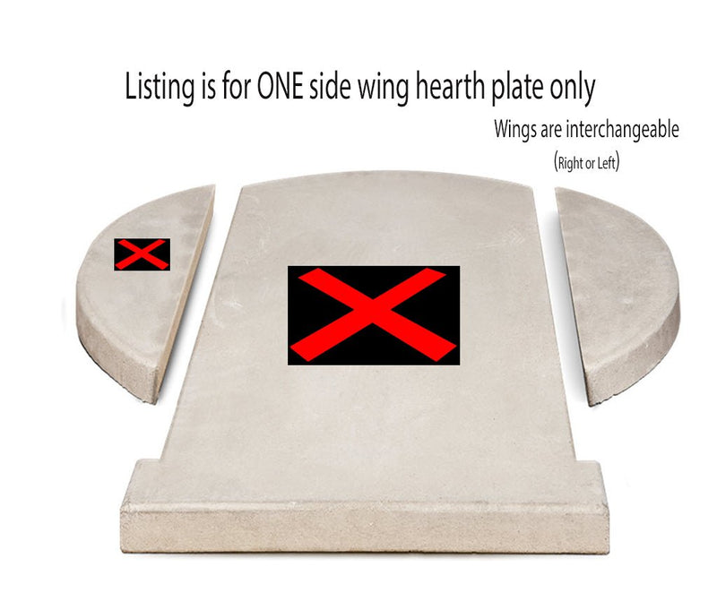 CBO 750 SIDE WING HEARTH with Type_Parts by Chicago Brick Oven
