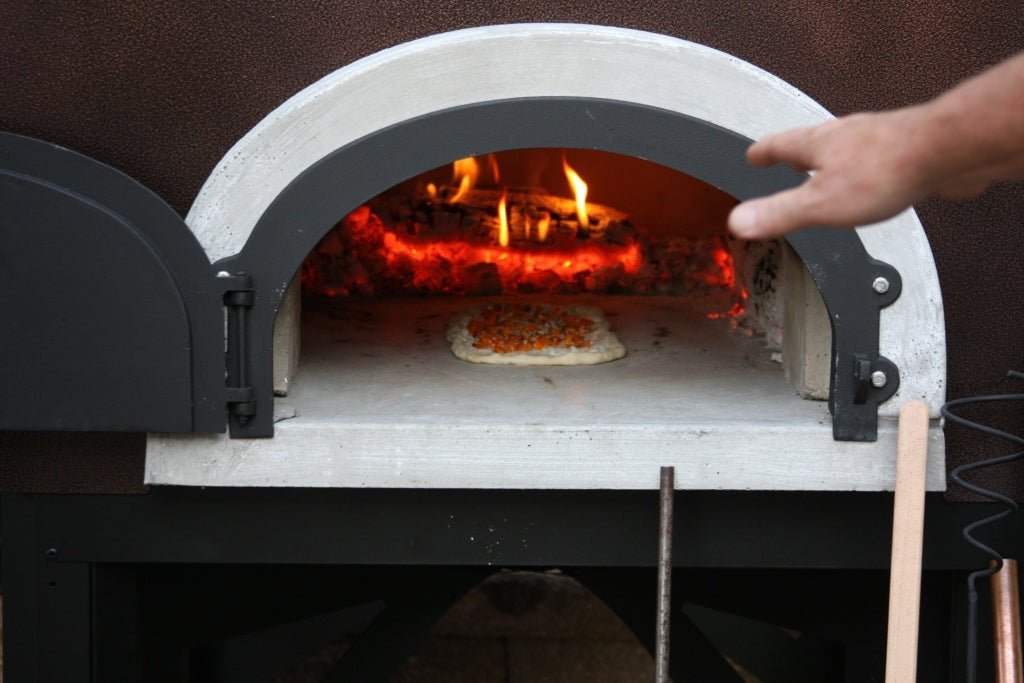 CBO 750 Mobile Stand | Wood Fired Pizza Oven | Remarkable Cuisine Silver Vein with 750 by Chicago Brick Oven