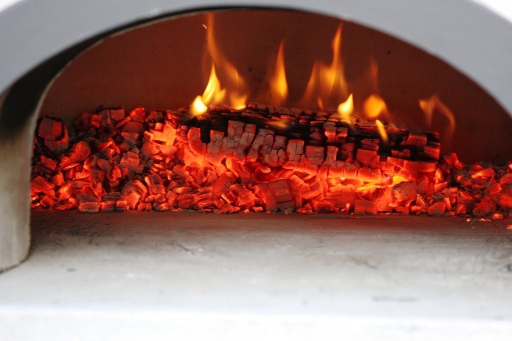 CBO 750 Hybrid Pizza Oven with Stand (Residential) | Dual Fuel (Gas and Wood) Silver Vein with 750 by Chicago Brick Oven