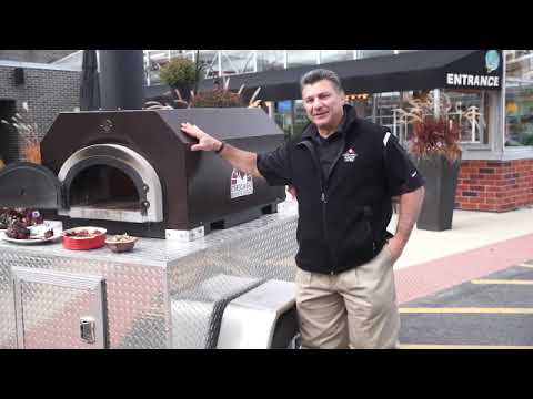 CBO 750 Tailgater | Mobile Wood Fired Pizza Oven Trailer | 38" X 28" cooking surface | 2-3 - 10" pizzas at a time | 50-60 pizzas an hour